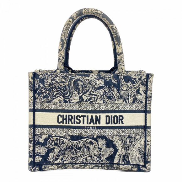 Dior Book Tote Navy Canvas tote - Picture 1 of 10